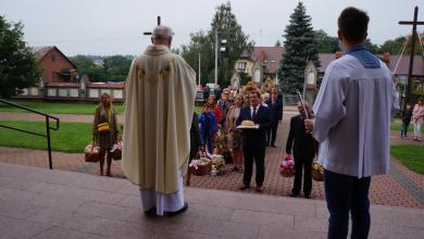 Dożynki parafialne w Kosowie Lackim