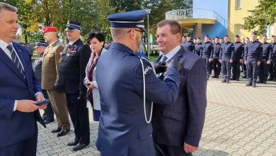 Burmistrz Jan Słomiak otrzymał Medal za Zasługi dla Policji