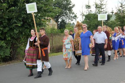 Reprezentacja Gminy na Dożynkach Powiatowych w Ceranowie